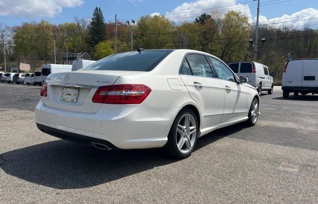 WDDHF9AB4BA387788 - 2011 MERCEDES-BENZ E 550 4MATIC WHITE photo 4