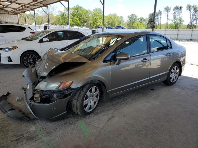 1HGFA16526L077462 - 2006 HONDA CIVIC LX TAN photo 1