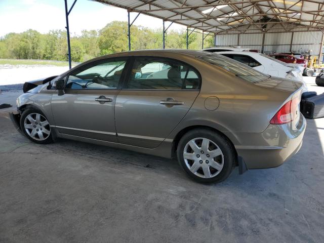 1HGFA16526L077462 - 2006 HONDA CIVIC LX TAN photo 2