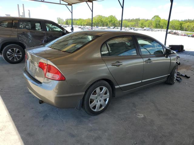 1HGFA16526L077462 - 2006 HONDA CIVIC LX TAN photo 3