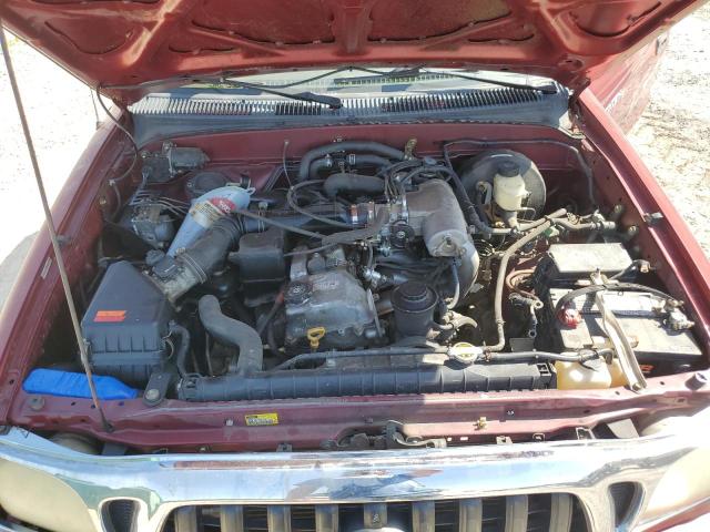 5TESM92NX4Z426679 - 2004 TOYOTA TACOMA XTRACAB PRERUNNER RED photo 11