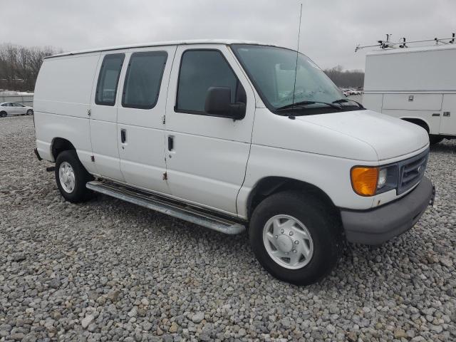 1FTNE24W47DA40263 - 2007 FORD ECONOLINE E250 VAN WHITE photo 4