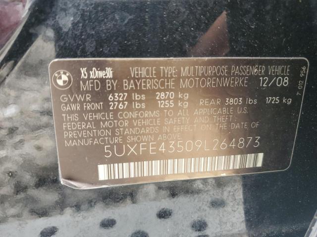 5UXFE43509L264873 - 2009 BMW X5 XDRIVE30I BLACK photo 13