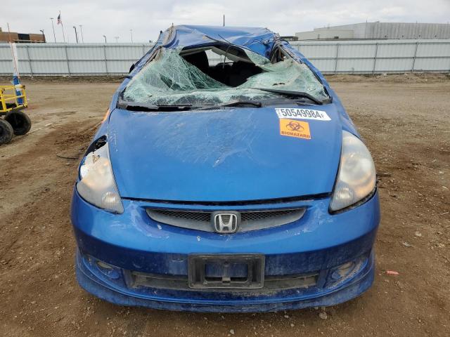 JHMGD38677S066331 - 2007 HONDA FIT S 蓝色 照片 5