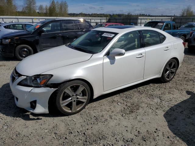 JTHBF5C21D5186057 - 2013 LEXUS IS 250 WHITE photo 1