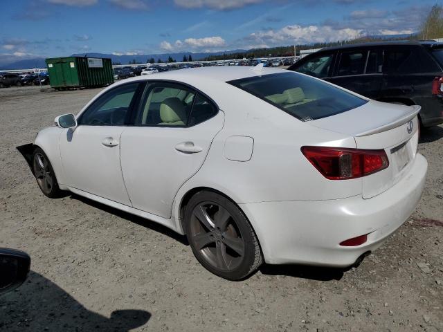 JTHBF5C21D5186057 - 2013 LEXUS IS 250 WHITE photo 2