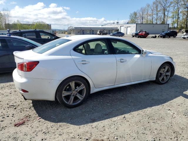 JTHBF5C21D5186057 - 2013 LEXUS IS 250 WHITE photo 3