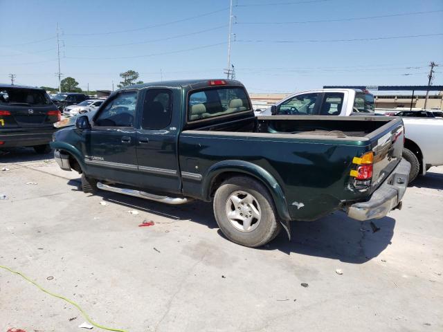 5TBRT34181S207892 - 2001 TOYOTA TUNDRA ACCESS CAB GREEN photo 2