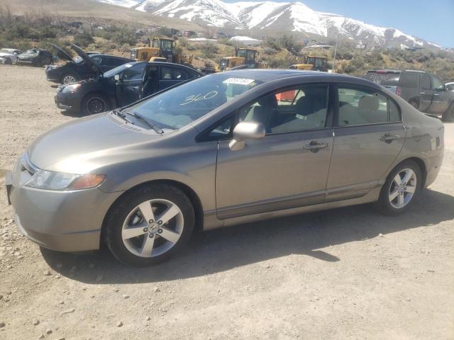 1HGFA16887L113523 - 2007 HONDA CIVIC EX GRAY photo 1