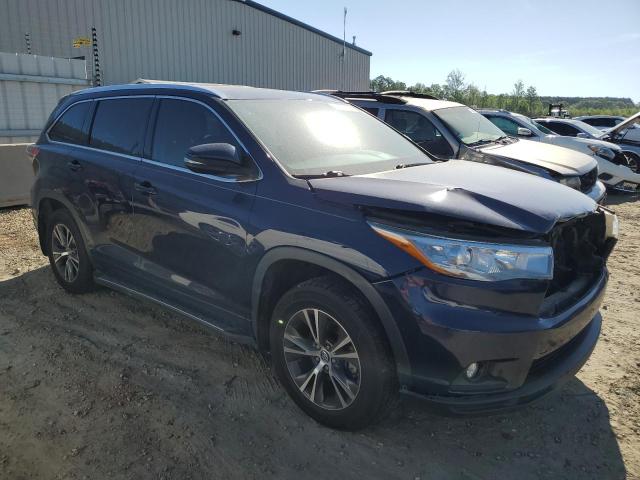 5TDKKRFH3GS155833 - 2016 TOYOTA HIGHLANDER XLE Mavi foto 4