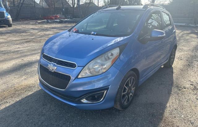 KL8CF6S94EC429943 - 2014 CHEVROLET SPARK 2LT BLUE photo 2