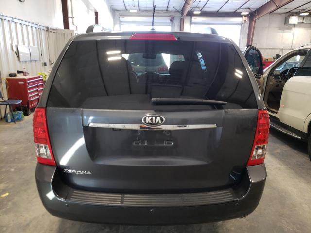 KNDMG4C75C6507703 - 2012 KIA SEDONA LX CHARCOAL photo 6