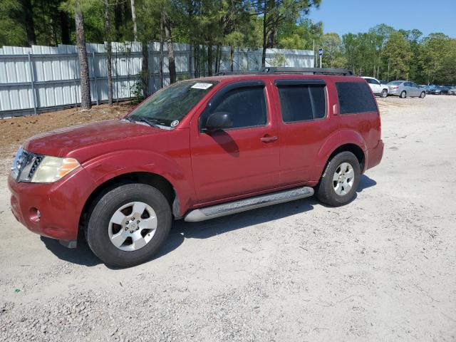 5N1AR18UX8C647292 - 2008 NISSAN PATHFINDER S RED photo 1