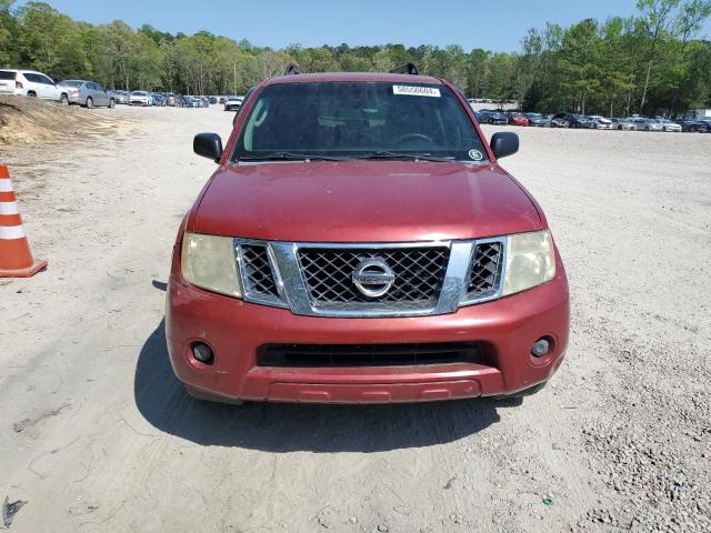 5N1AR18UX8C647292 - 2008 NISSAN PATHFINDER S RED photo 5