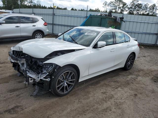 3MW5R7J03L8B34298 - 2020 BMW 330XI WHITE photo 1