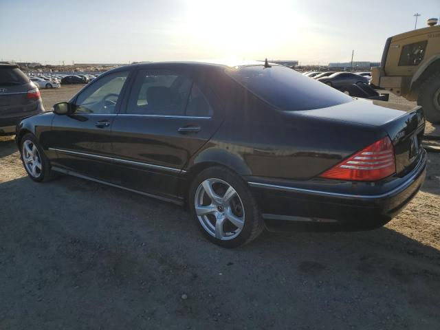 WDBNG84J53A345329 - 2003 MERCEDES-BENZ S 500 4MATIC BLACK photo 2