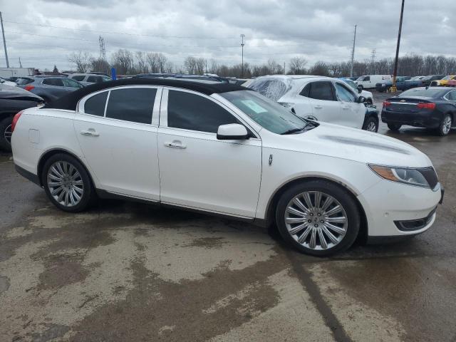 1LNHL9DK1EG600790 - 2014 LINCOLN MKS WHITE photo 4