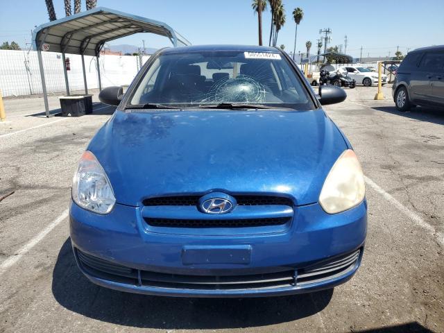 KMHCM36C49U109373 - 2009 HYUNDAI ACCENT GS BLUE photo 5