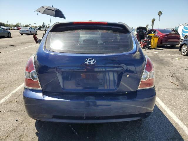 KMHCM36C49U109373 - 2009 HYUNDAI ACCENT GS BLUE photo 6