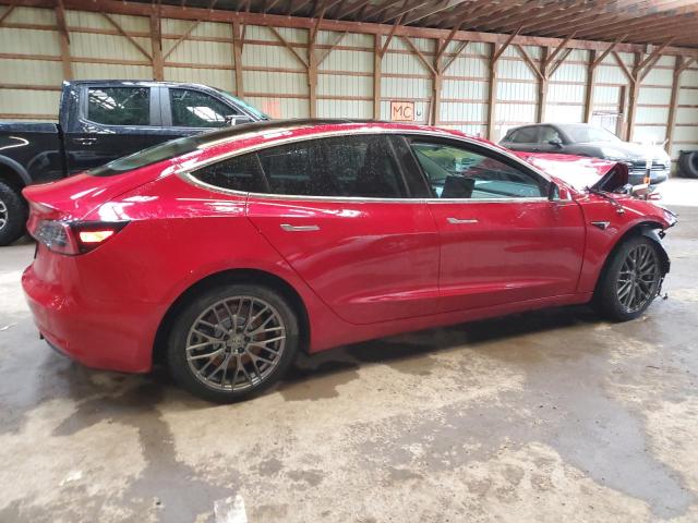 5YJ3E1EA1JF075699 - 2018 TESLA MODEL 3 RED photo 3