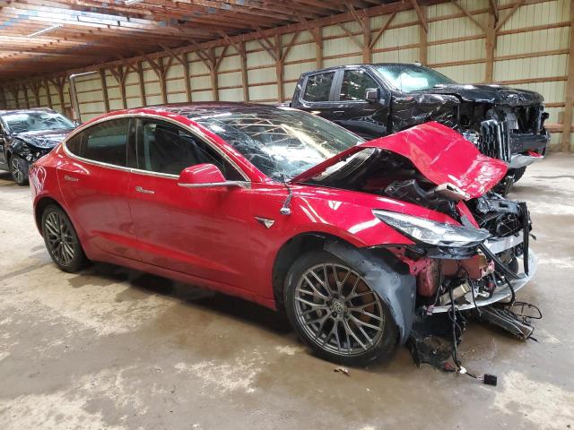 5YJ3E1EA1JF075699 - 2018 TESLA MODEL 3 RED photo 4