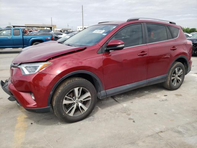 2T3WFREV8JW505122 - 2018 TOYOTA RAV4 ADVENTURE BURGUNDY photo 1