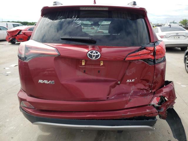 2T3WFREV8JW505122 - 2018 TOYOTA RAV4 ADVENTURE BURGUNDY photo 6