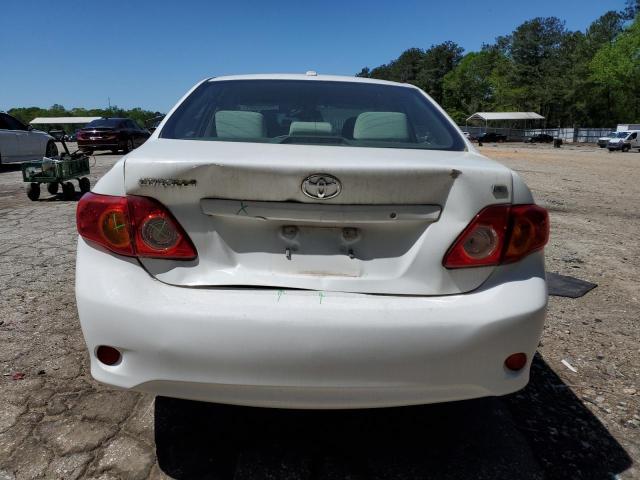 JTDBU4EE1A9111226 - 2010 TOYOTA COROLLA BASE WHITE photo 6