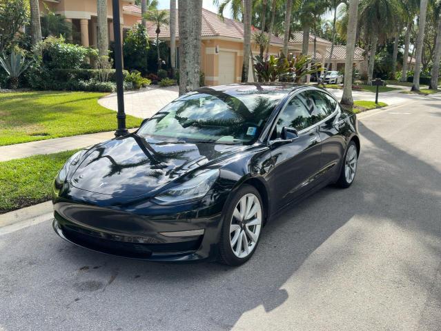 5YJ3E1EB8JF145157 - 2018 TESLA MODEL 3 BLACK photo 2