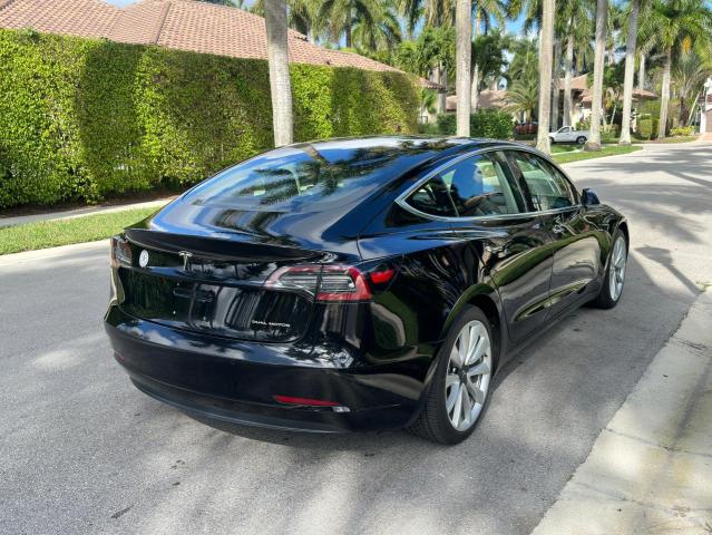 5YJ3E1EB8JF145157 - 2018 TESLA MODEL 3 BLACK photo 4