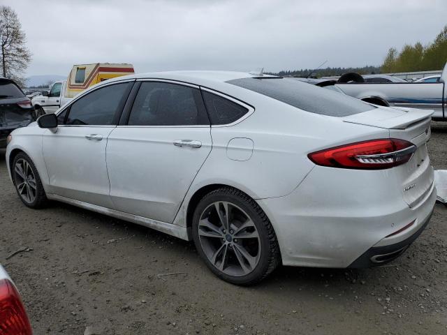 3FA6P0D96KR184478 - 2019 FORD FUSION TITANIUM WHITE photo 2