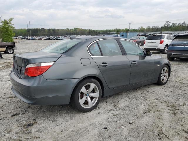 WBANE53527CW61109 - 2007 BMW 525 I GRAY photo 3