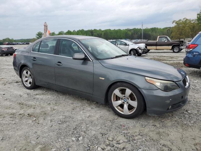 WBANE53527CW61109 - 2007 BMW 525 I GRAY photo 4