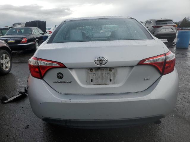 2T1BURHE7EC010006 - 2014 TOYOTA COROLLA L SILVER photo 6