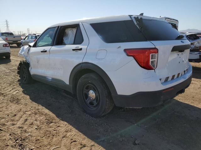 1FM5K8AC8MNA13753 - 2021 FORD EXPLORER POLICE INTERCEPTOR WHITE photo 2