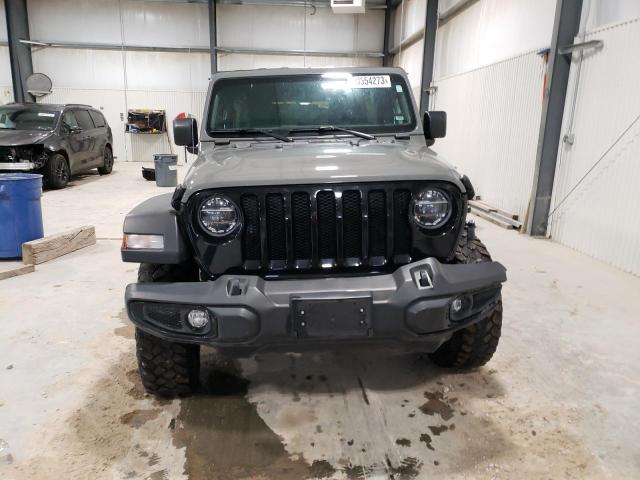 1C4HJXDG3MW567502 - 2021 JEEP WRANGLER U SPORT GRAY photo 5