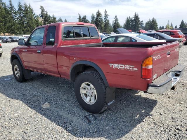 4TAWN72N1YZ575448 - 2000 TOYOTA TACOMA XTRACAB MAROON photo 2