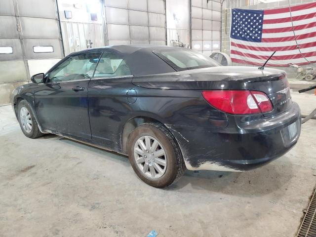 1C3LC45K68N655904 - 2008 CHRYSLER SEBRING BLACK photo 2