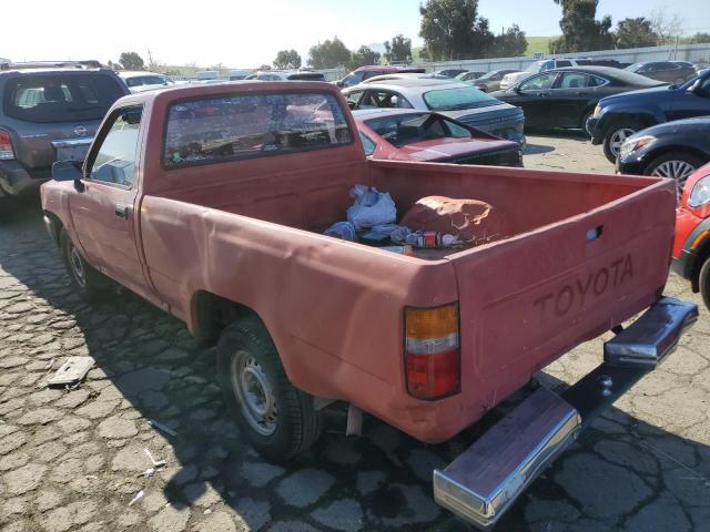 JT4RN81AXM0075485 - 1991 TOYOTA PICKUP 1/2 TON SHORT WHEELBASE RED photo 2