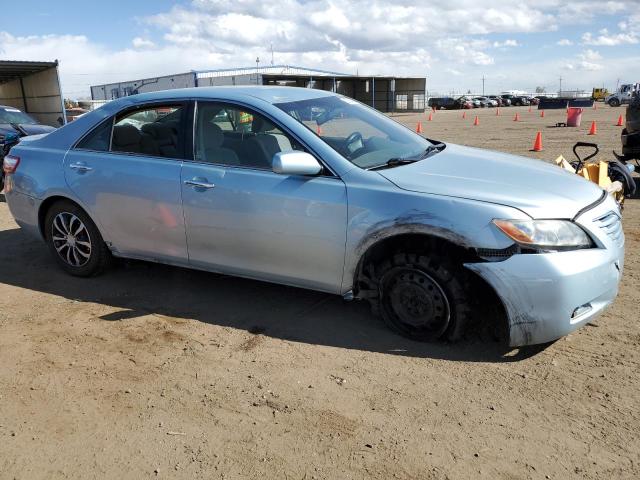 4T1BE46K47U616017 - 2007 TOYOTA CAMRY CE BLUE photo 4