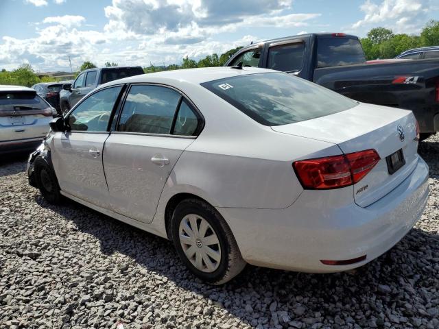 3VW2K7AJ2FM307255 - 2015 VOLKSWAGEN JETTA BASE Սպիտակ լուսանկար 2