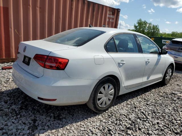 3VW2K7AJ2FM307255 - 2015 VOLKSWAGEN JETTA BASE Սպիտակ լուսանկար 3