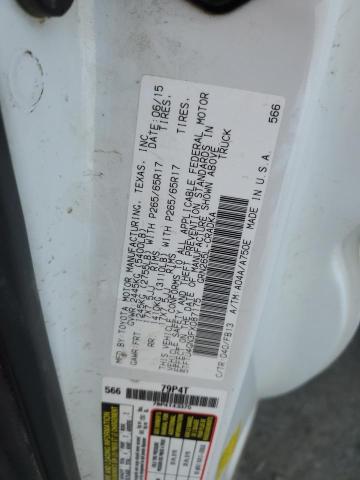 5TFTU4GN3FX087175 - 2015 TOYOTA TACOMA PRERUNNER ACCESS CAB WHITE photo 12