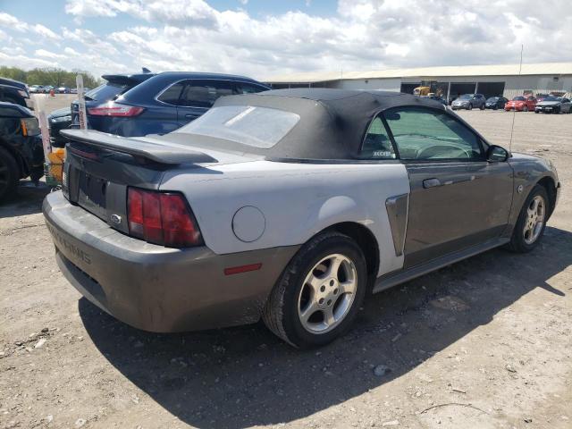 1FAFP446X4F199644 - 2004 FORD MUSTANG GRAY photo 3