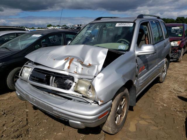 2CNBE634886900860 - 2003 CHEVROLET TRACKER LT SILVER photo 2