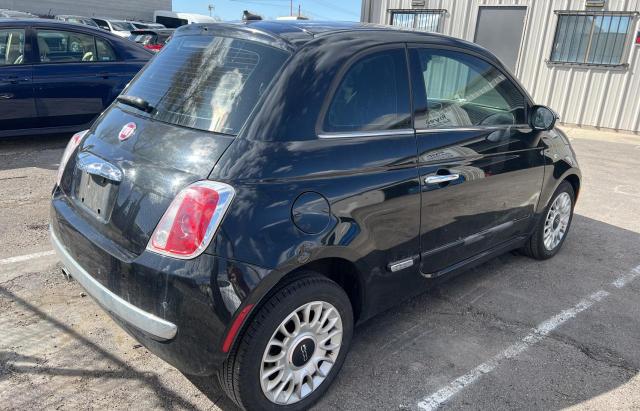 3C3CFFCR2CT106566 - 2012 FIAT 500 LOUNGE BLACK photo 4