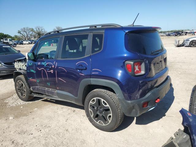 ZACCJBCB5HPE50235 - 2017 JEEP RENEGADE TRAILHAWK BLUE photo 2