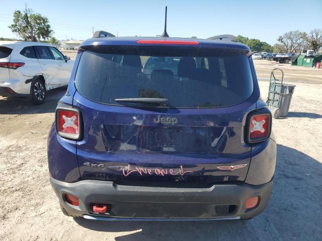 ZACCJBCB5HPE50235 - 2017 JEEP RENEGADE TRAILHAWK BLUE photo 6