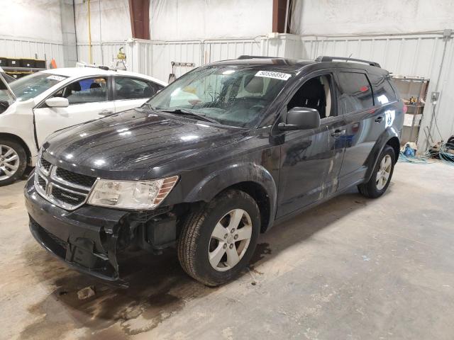 3C4PDCABXCT184374 - 2012 DODGE JOURNEY SE BLACK photo 1