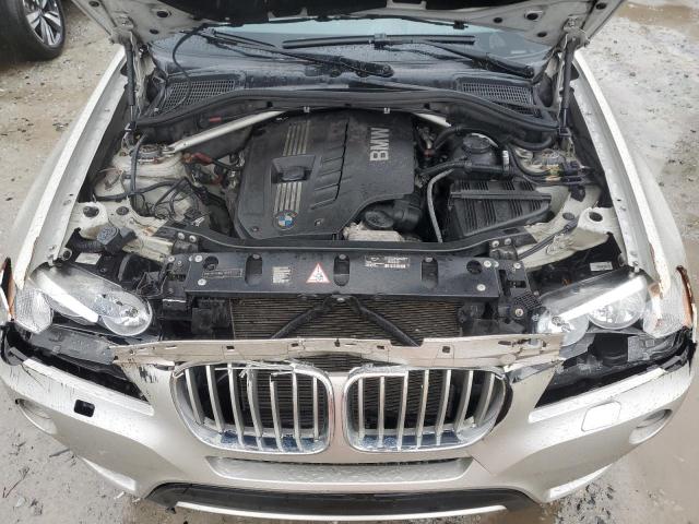 5UXWX5C50BL706251 - 2011 BMW X3 XDRIVE28I SILVER photo 11